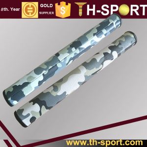 Penyamaran 3.0 PU kulit kucing Flat batang Putter cengkaman