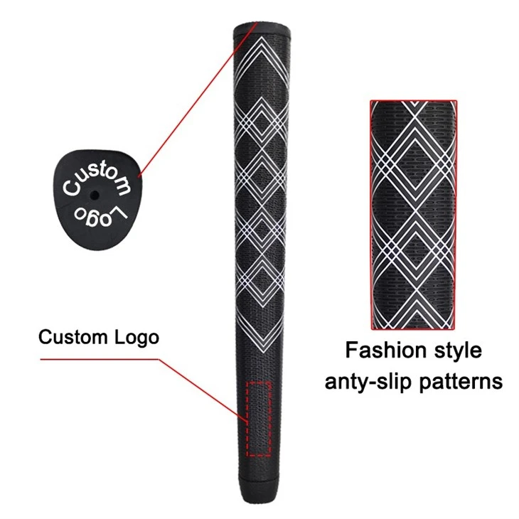 Custom Logo Putter Grips – Genuine Leather With Top-Quality Embroidery & Colors factory