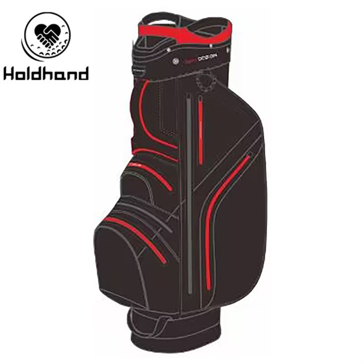 Penganjur Golf Feather-lite Dengan 15-Pengkategorian Kelab, Putter Cubby Terpencil, Tujuh Bilik Kebal Aksesori Heksagon, Hidro-Sarung Minuman yang sejuk, Tali Postur-yang menyempurnakan, Dan Penutup Berkunci Cuaca.