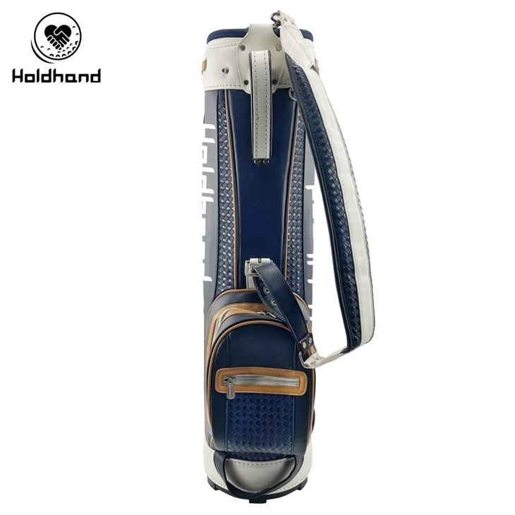 Performance-Oriented Golf Bag Offering 15-Track Divider System, Secluded Putter Storage, Seven Expandable Pockets, Beverage Chilling Pocket, Comfort-Carry Strap, Stowaway Rain Protection - Universally Designed