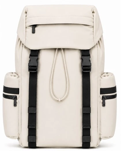 Beg Rolltop Premium Tulang Putih
