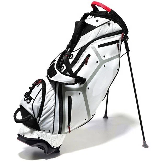 Beg Stand Golf Logo Tersuai Rekaan 14 Hala Poliester Panjang Penuh