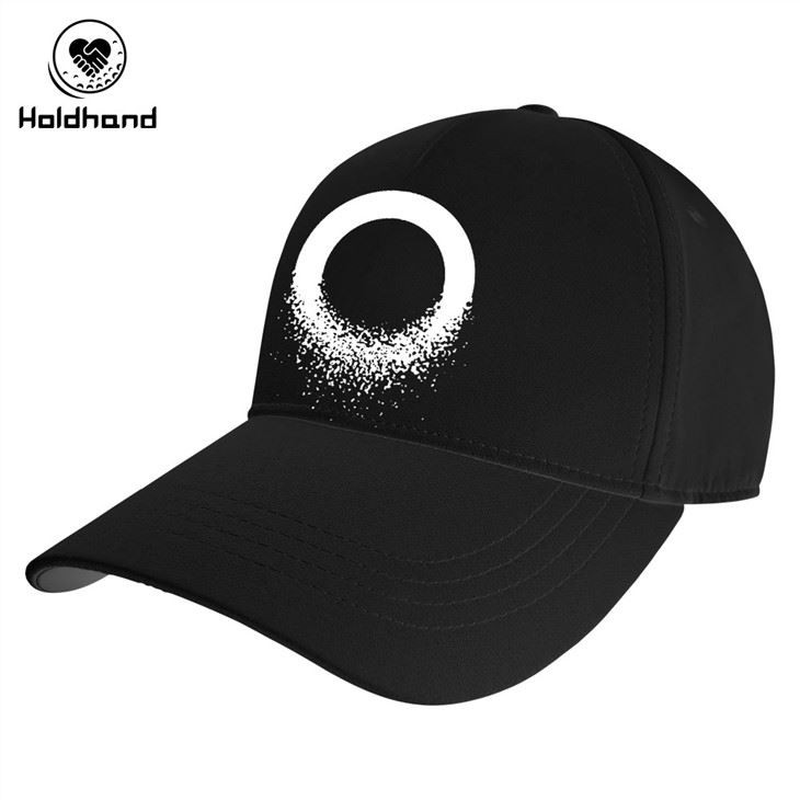 Black Vanishing Round White Baseball Cap Golf Hat With Custom Logo Wholesale Golf Hat