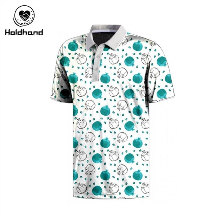 Baju Golf Ringan Jenama Tersuai Koleksi Eco Lestari 100 peratus Polo Golf Gentian Buluh