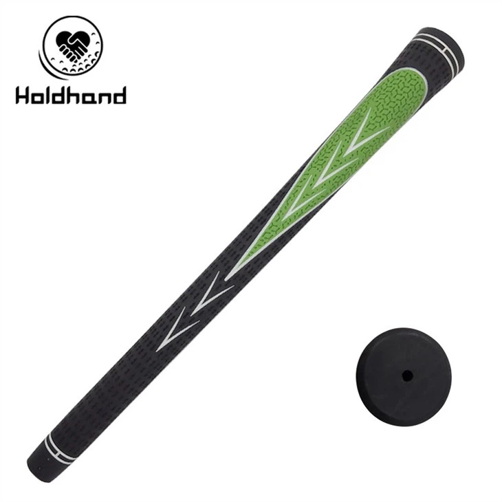Fashion Design Custom Logo Green & Black Rubber Golf Iron Grip