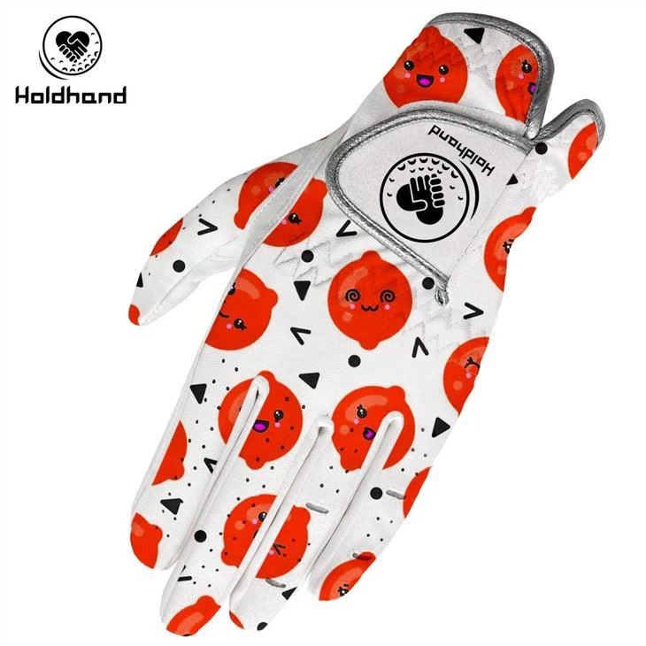 Lovely Face Lemon Pattern Golf Glove OEM Custom