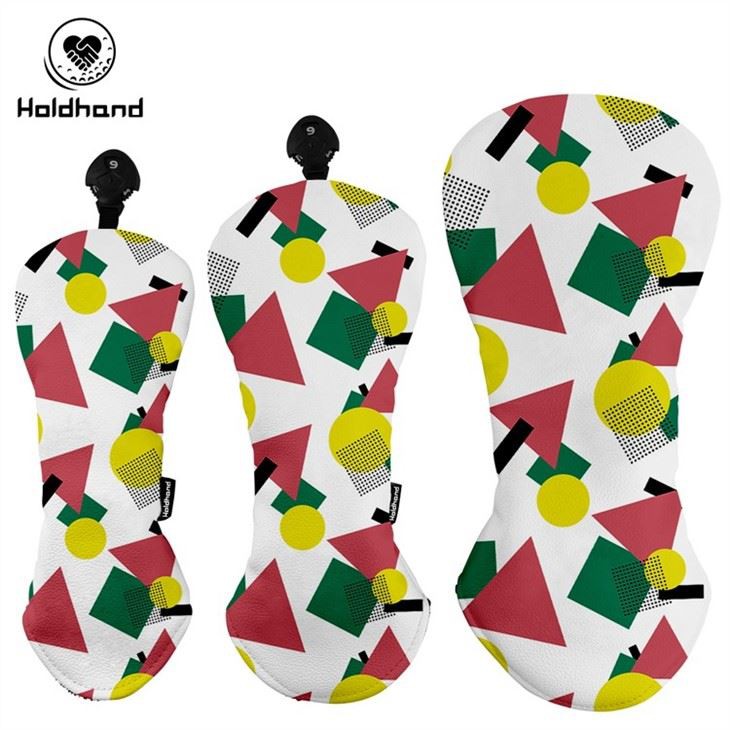 OEM Colorful Pattern Fashion Designs Factory Price Highlight Quality Driver Wood Headcovers Custom Logo