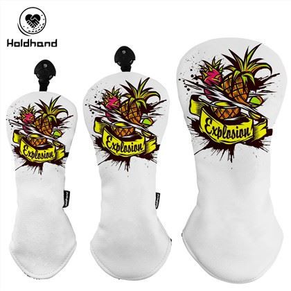 2022 Pengeluar Panas PU Kulit Kelab Golf Kayu/jalan raya Penutup Kepala Reka Bentuk Logo Tersuai 1 3 5