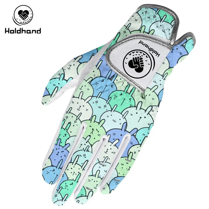 Golf Weather Spann Premium Synthetic Golf Glove Fashion Printing Design Golf Gloves