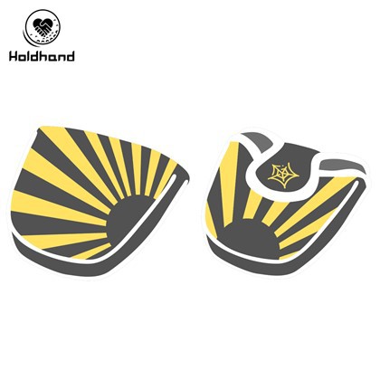 Penutup Kepala Golf Mallet Kulit Premium Rekaan BaharuGolf Mallet Putter Penutup Kepala